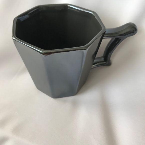 White Adopt Coffee Tea Mug Cup Black Script Paw Print Fur Mom Dad Pet Dog Cat - Picture 4 of 5